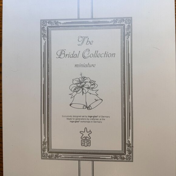 Inge Glas Bridal Collection Miniature Christmas Ornaments Set Germany - Picture 2 of 15